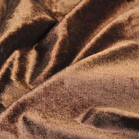 Polyester plain velvet Fabrics for Sofa and Home Textile