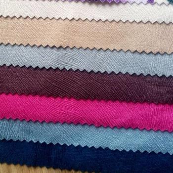 Velvet embossed upholstery fabric for sofa and furniture